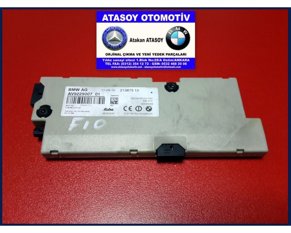 BMW F10 ANTEN BEYNİ 9229007 21367510 AV9229007 AV9346816 AV9276096 AV9257363 AV9346806 AV9218091 AV9209434 AV9200451 65209229007 65209346816 65209276096 65209257363 65209346806 65209218091 65209209434 65209200451